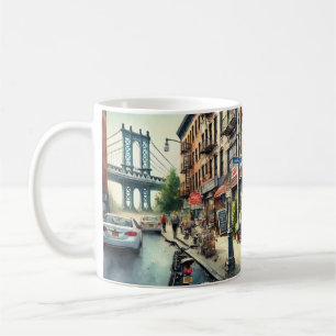 Cafe i New York Brooklyn Kaffemugg