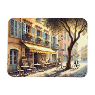 Cafe i Nice Frankrike Mugg Magnet
