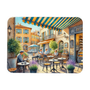 Cafe i Nice Frankrike Mugg Magnet