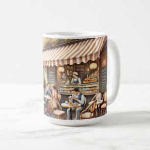 Cafe i Paris Frankrike Mugg
