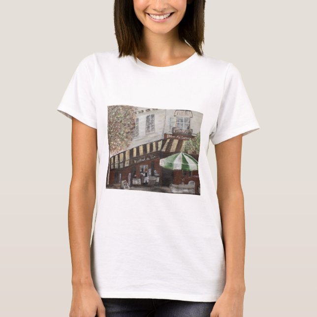 Café i Paris T Shirt (Framsida)