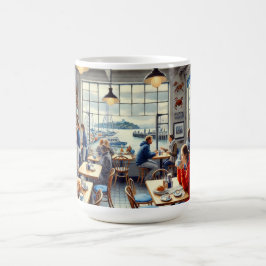 Cafe i San Francisco Alcatraz Kaffemugg