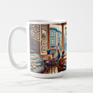 Cafe i San Francisco North Beach Kaffemugg