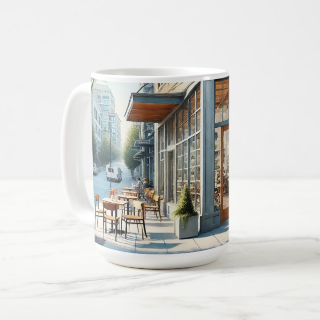 Cafe i Seattle Kaffemugg (Framsida vänster)