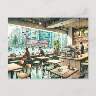 Cafe i Tokyo Vykort