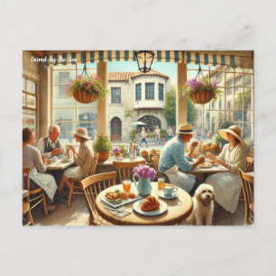 Cafe in Carmel by Sea Vykort