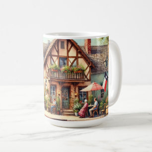 Cafe in Fredericksburg Texas Kaffemugg