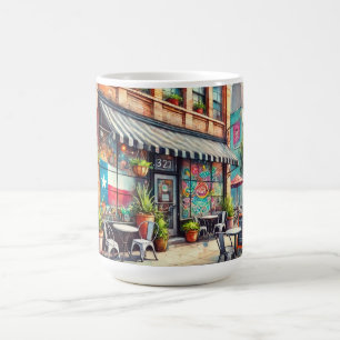 Cafe in Houston Texas Kaffemugg