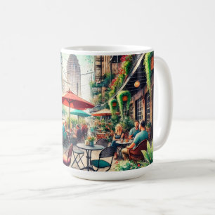 Cafe in Houston Texas Kaffemugg