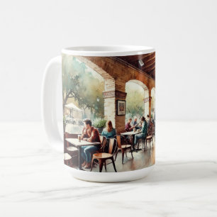 Cafe in San Antonio Texas Kaffemugg