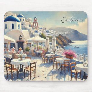 Cafe in Santorini Musmatta