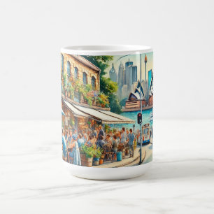 Cafe in Sydney Australia Kaffemugg