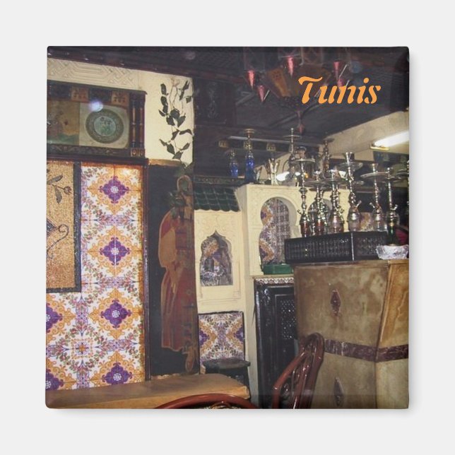 cafe in tunis magnet (Framsidan)