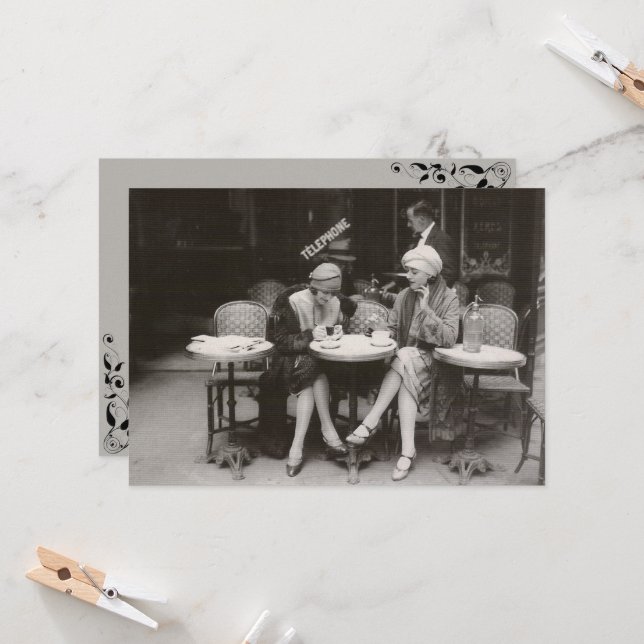 Cafe-inbjudan (Fram/Back In Situ)