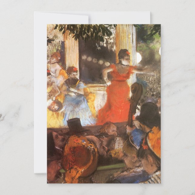 Cafe-konsert vid Les ambassader av Edgar Degas (Framsida)