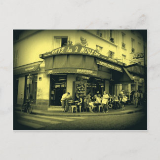 Café Le Deux Moulain Vykort
