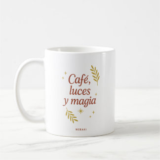 Café, Luces y Magia ✨ | Christmas Coffee Mug Desig Kaffemugg