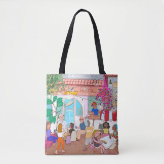 Café Macchiato Miramar Tote Bag Tygkasse