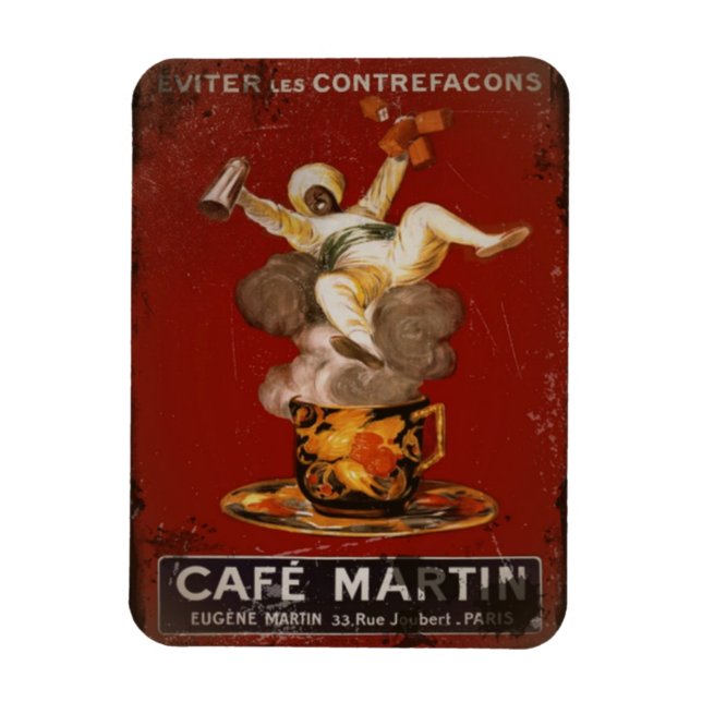 Cafe Martin Coffee Genie Magnet (Vertikal)