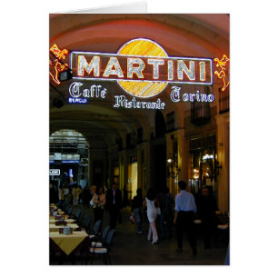 Cafe Martini Hälsningskort