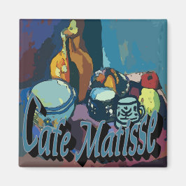 Cafe Matisse Poster kaffeställ Magnet