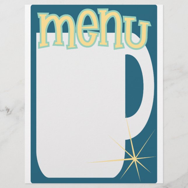 Cafe Menu (Framsida)