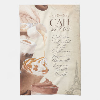 Cafe Menu-kökshandduk Kökshandduk