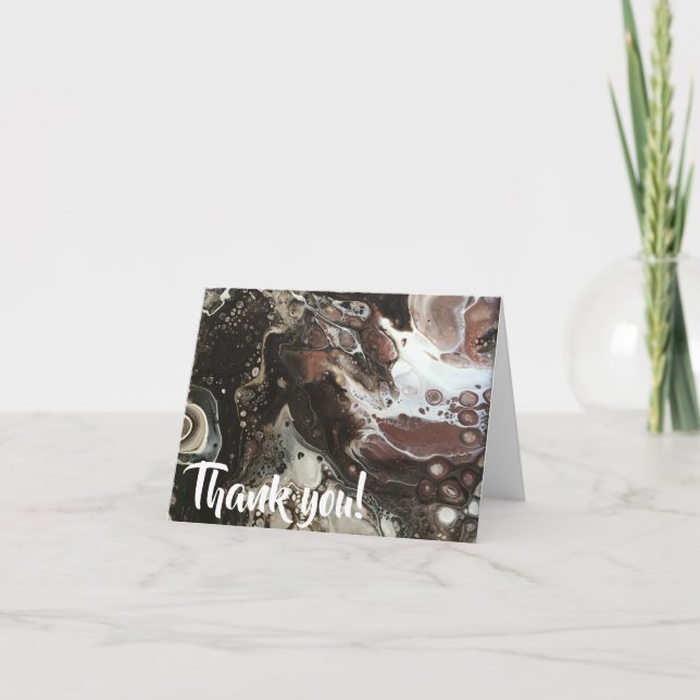 "Café mocha sjöjungfru with whip" Tack Kort (Framsida)