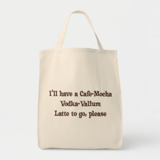 Cafe-Mocka Vodka-Valium Latte Tygkasse