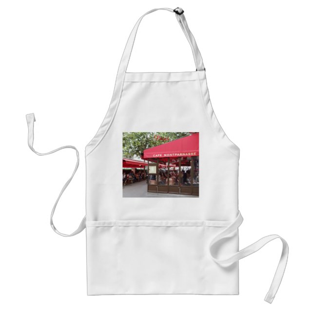Cafe Montparnasse Paris, resefotografi Apron Förkläde (Framsidan)