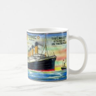 Café mugg titanic och systerfrakt Olympiska spelen