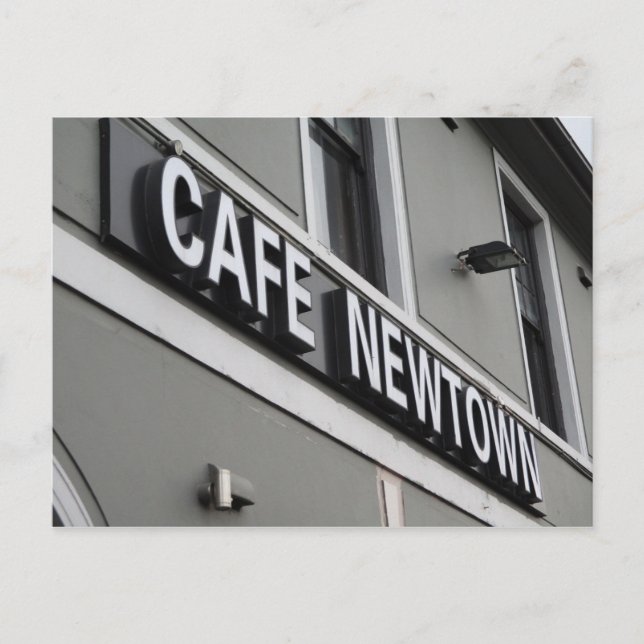 Cafe Newtown-vykort Vykort (Framsida)
