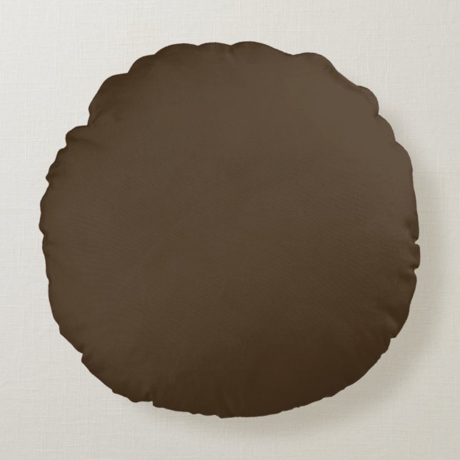 Café noir (enfärgad)  rund kudde (Framsidan)