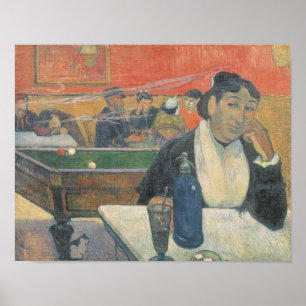 Cafe på Arles, 1888 Poster