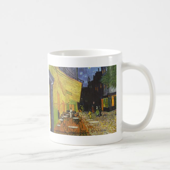 Cafe på natten av Vincent Van Gogh Kaffemugg (Höger)
