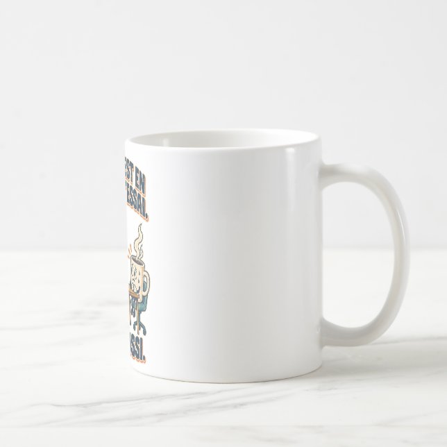 Café på provanställning – quokka kaffemugg (Höger)