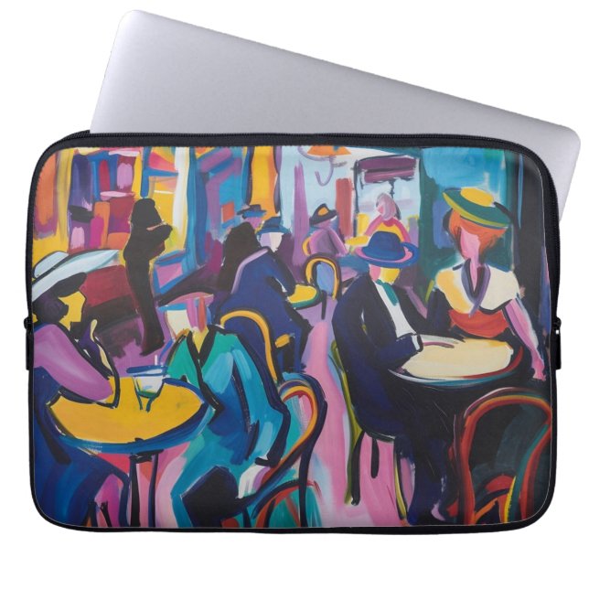 Café Paris, 1973 Laptop Fodral (Framsidan)