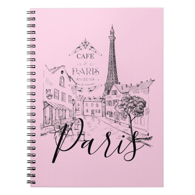 Cafe Paris   Anteckningsbok (Framsidan)