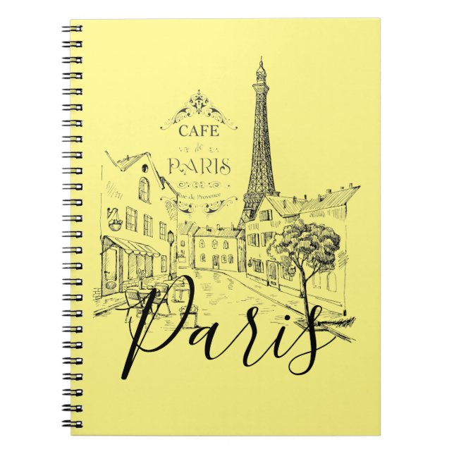 Cafe Paris   Anteckningsbok (Framsidan)