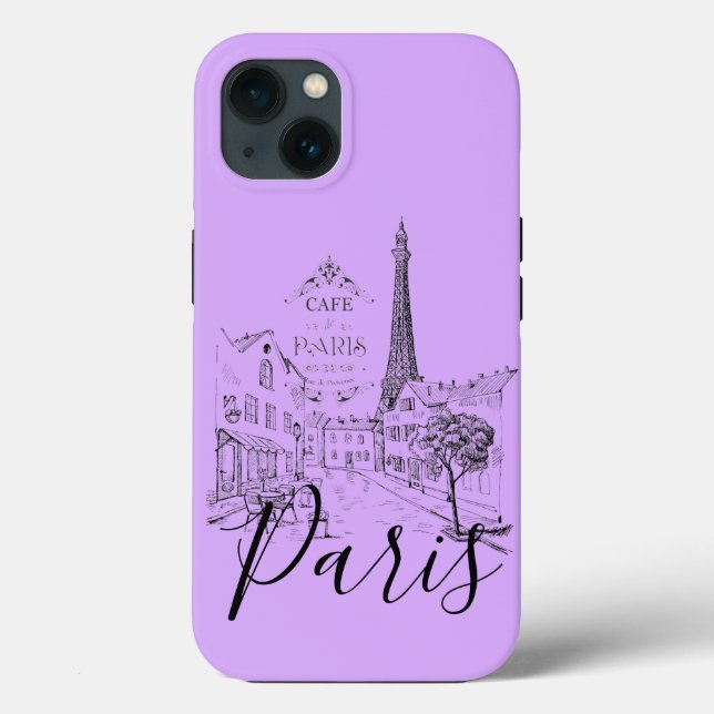 Cafe Paris   Case-Mate iPhone-fodral (Baksida)