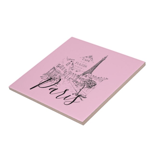 Cafe Paris Ceramic Tile Kakelplatta (Sidan)