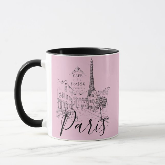 Cafe Paris   Kaffe Mugg (Vänster)