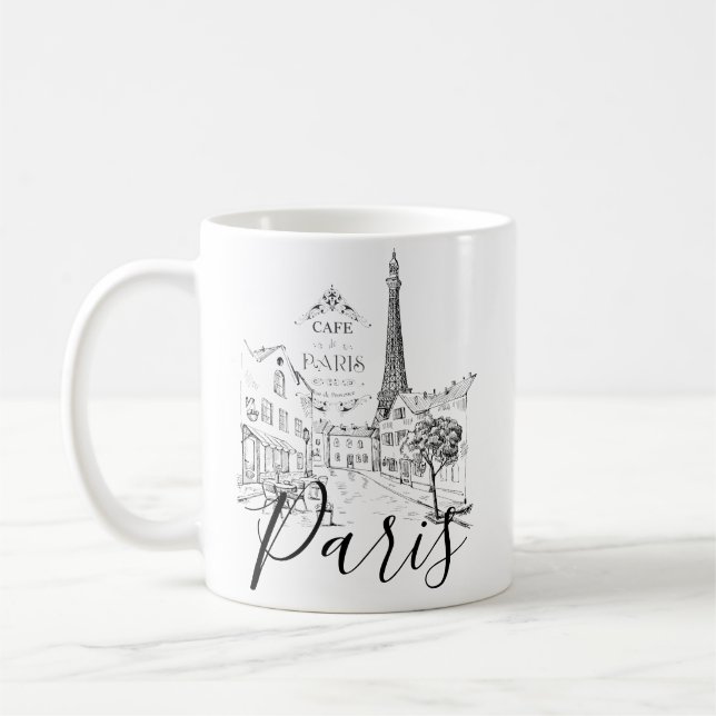 Cafe Paris Kaffemugg (Vänster)