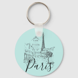 Cafe Paris Keychain Nyckelring