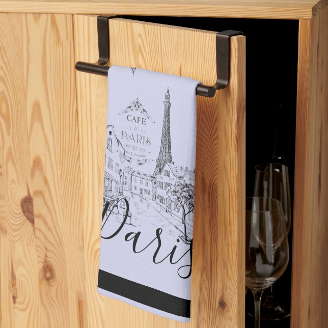 Cafe Paris Kitchen Towel Kökshandduk (Thirds Fold)