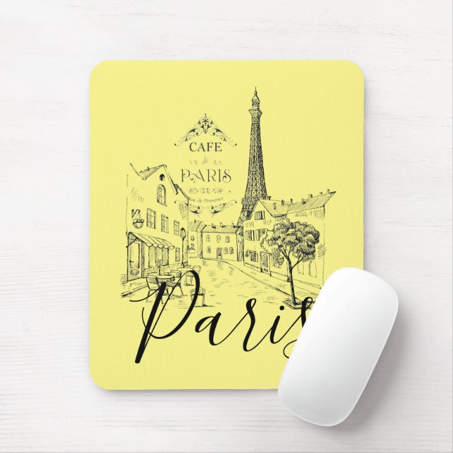 Cafe Paris Mouse Pad Musmatta (Med mus)