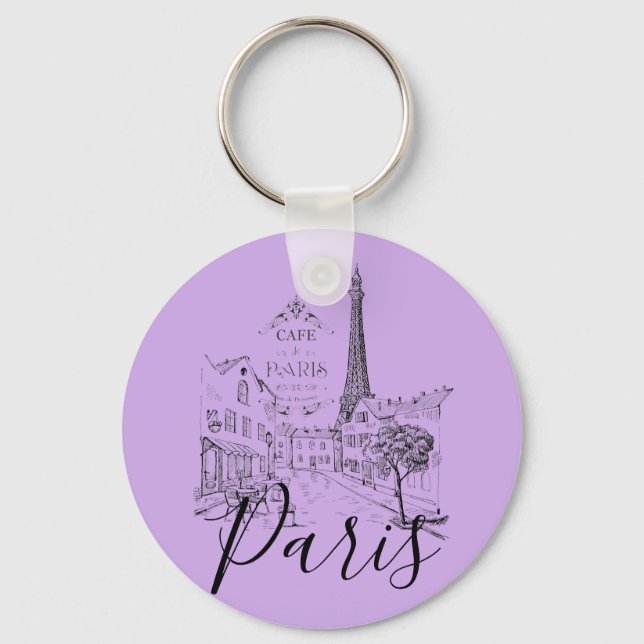Cafe Paris   Nyckelring (Framsida)