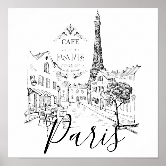 Cafe Paris Poster (Framsidan)