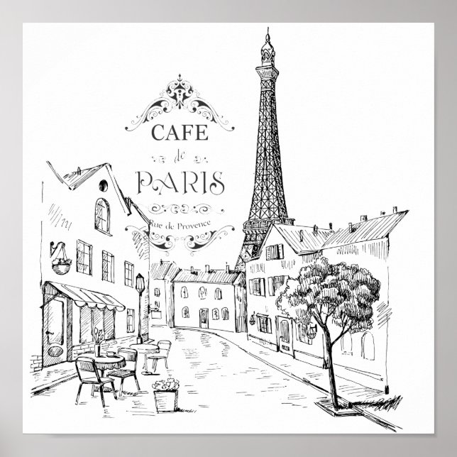 Cafe Paris Poster (Framsidan)