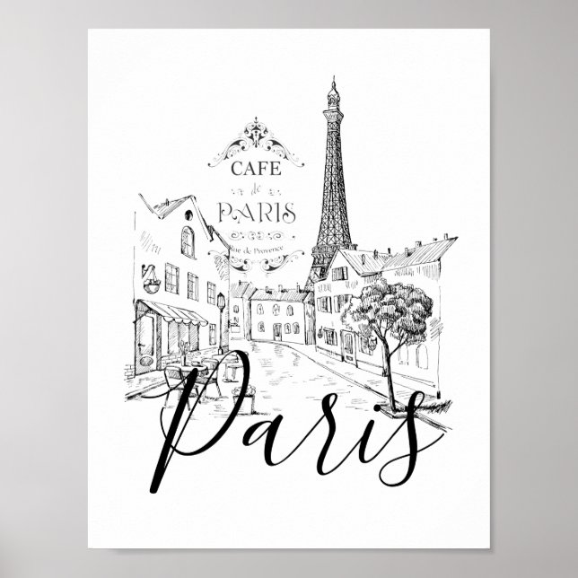 Cafe Paris Poster (Framsidan)
